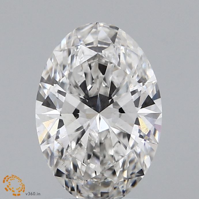 1.57 ct. oval Lab Grown Diamond front image