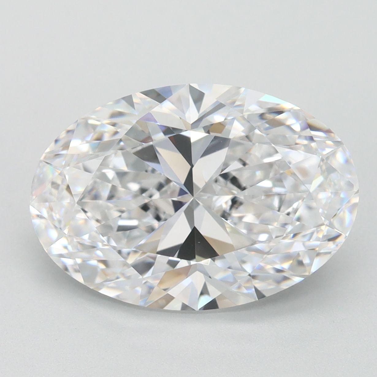 3.85 ct. oval Lab Grown Diamond front image