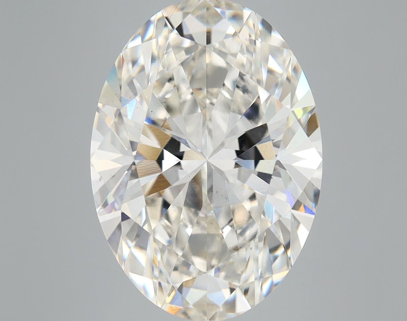 7.57 ct. oval Lab Grown Diamond front image