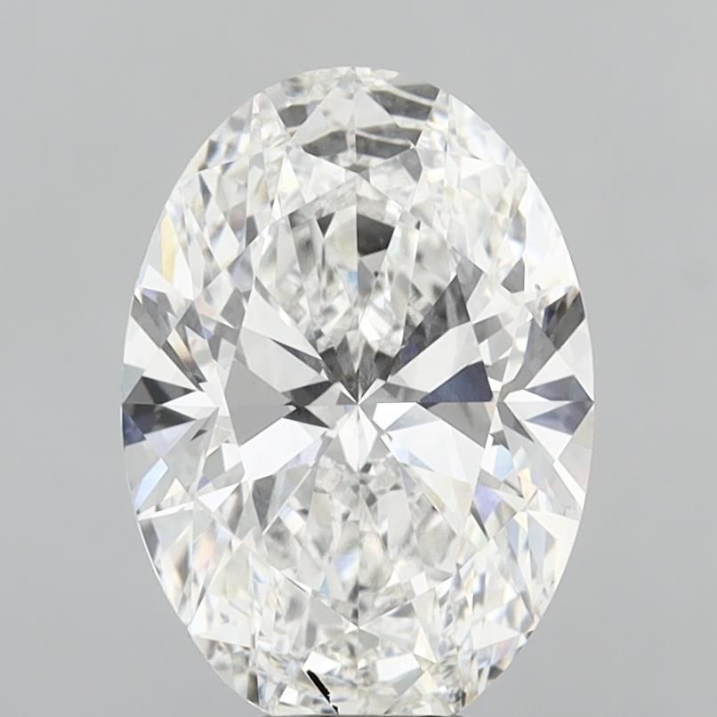 7.10 ct. oval Lab Grown Diamond front image