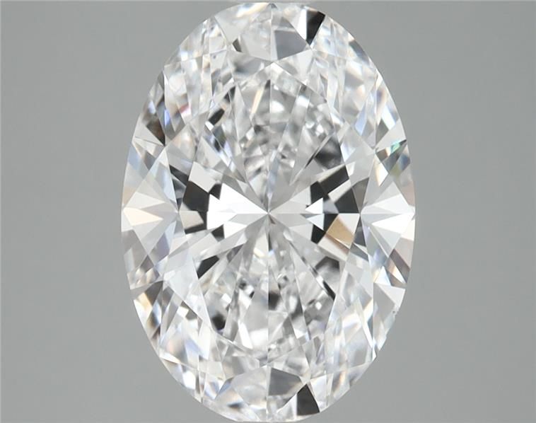 7.04 ct. oval Lab Grown Diamond front image