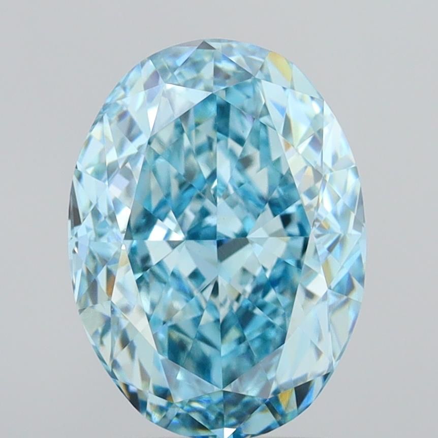 3.07 ct. oval Lab Grown Diamond front image