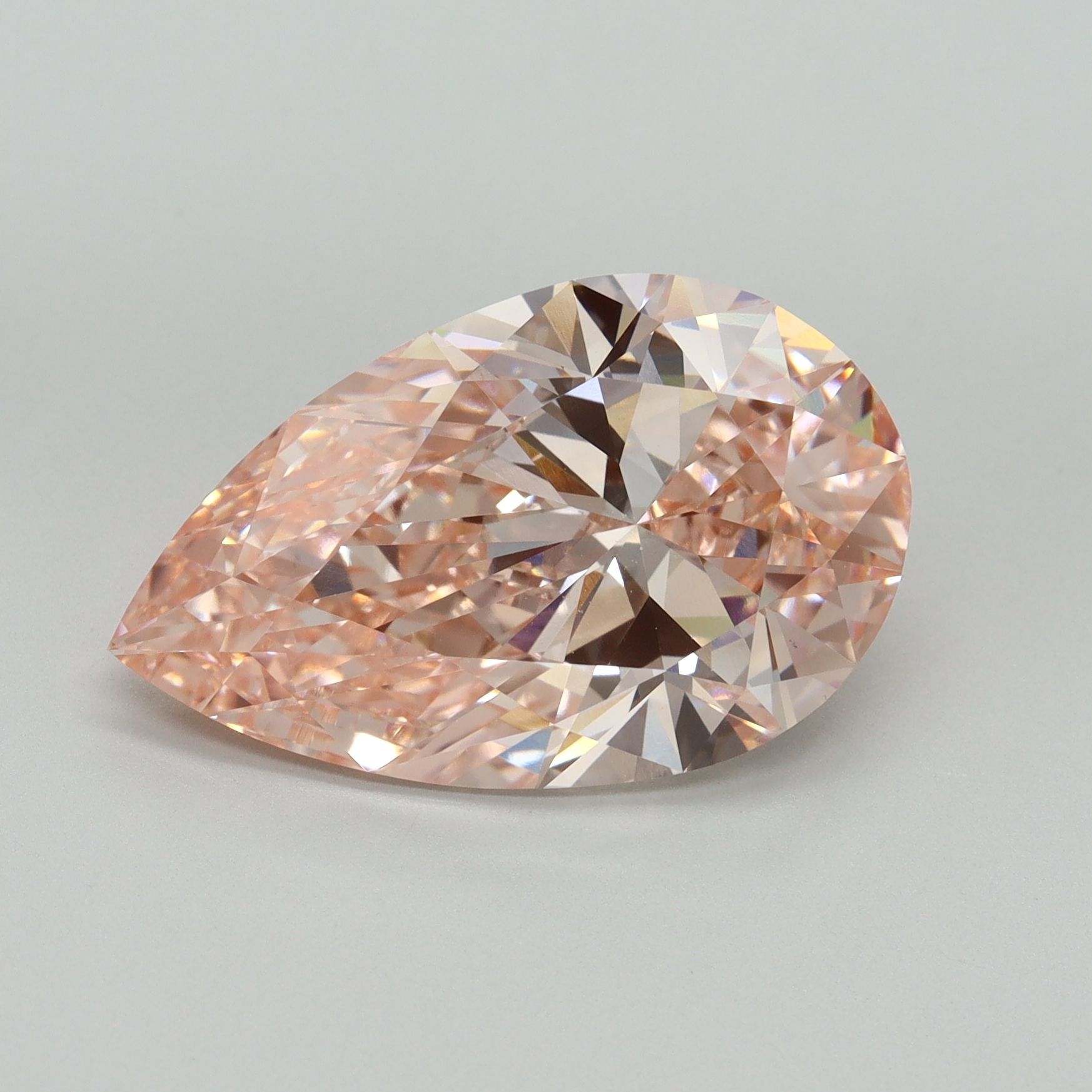 7.13 ct. pear Lab Grown Diamond front image