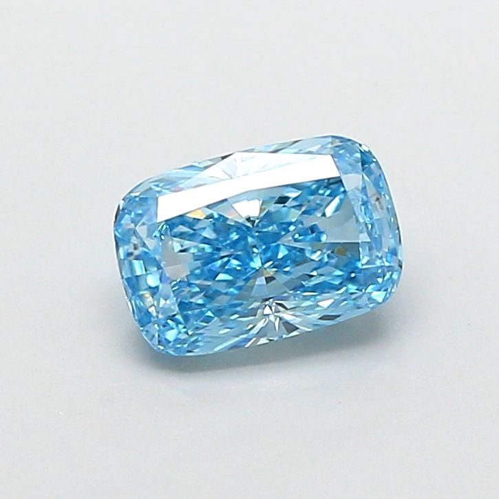 1.03 CT Fancy Vivid Blue CUSHION MODIFIED