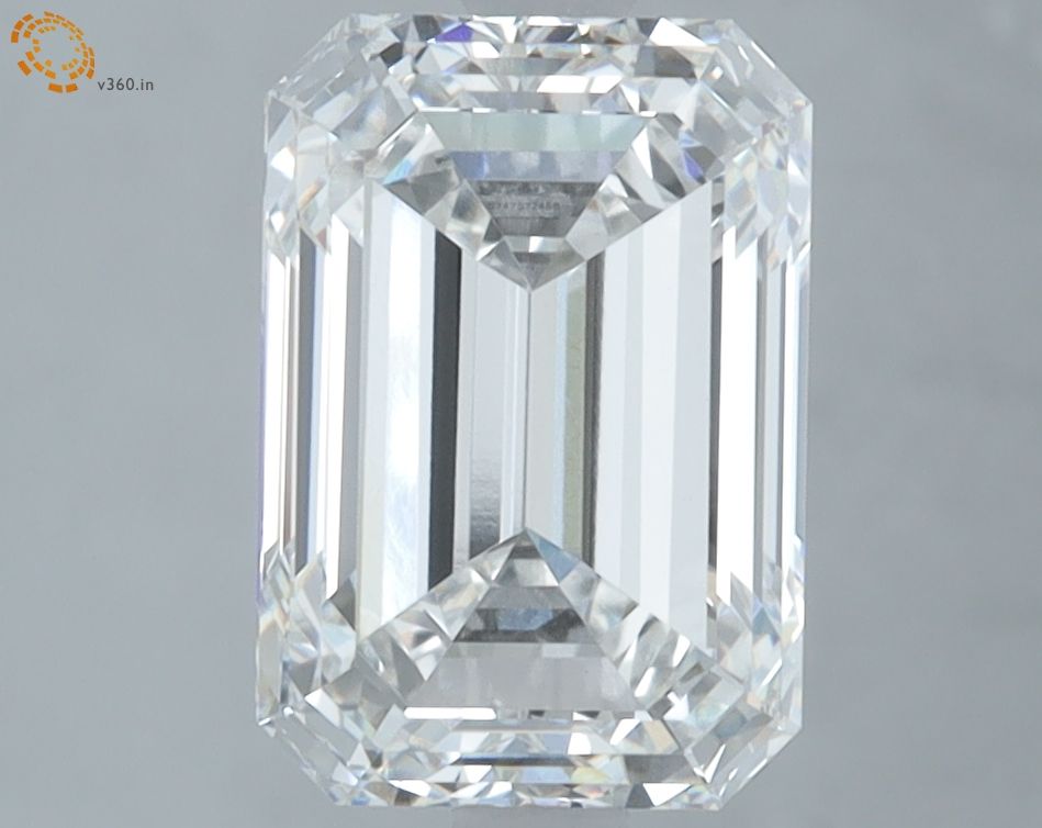 3.21 ct. emerald Lab Grown Diamond front image