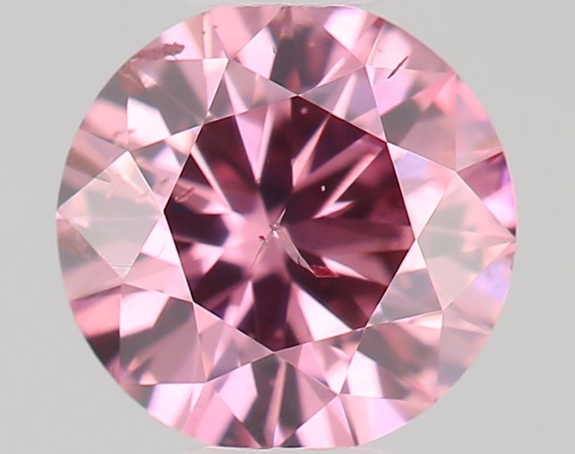 Diament 0.21 ct Fancy Vivid Purplish Pink/SI2