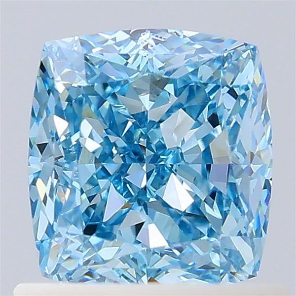 1.01 CT Fancy Vivid Blue CUSHION MODIFIED