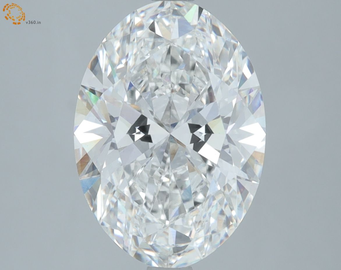 3.22 ct. oval Lab Grown Diamond front image