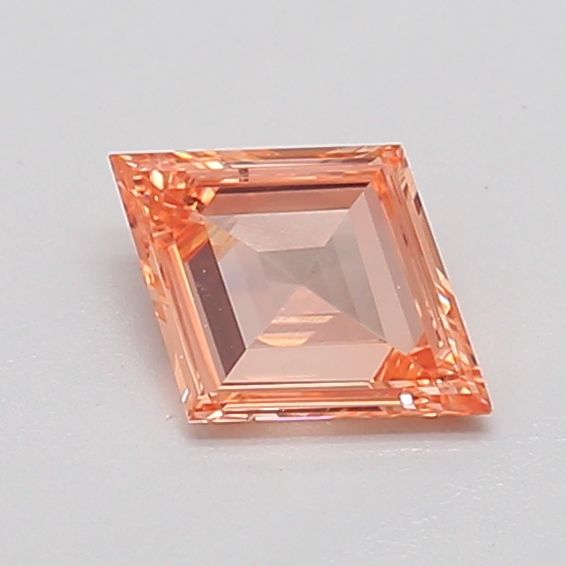 0.38 CT Fancy Intense Brownish Orange LOZENGE