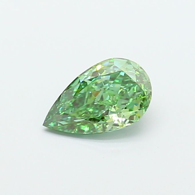 1.53 CT Fancy Vivid Green PEAR