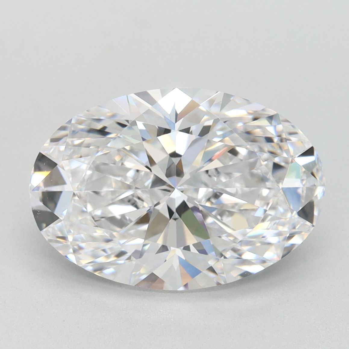 3.01 ct. oval Lab Grown Diamond front image