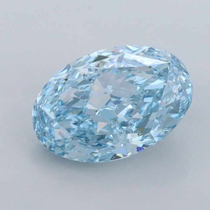 1.01 CT Fancy Vivid Blue OVAL