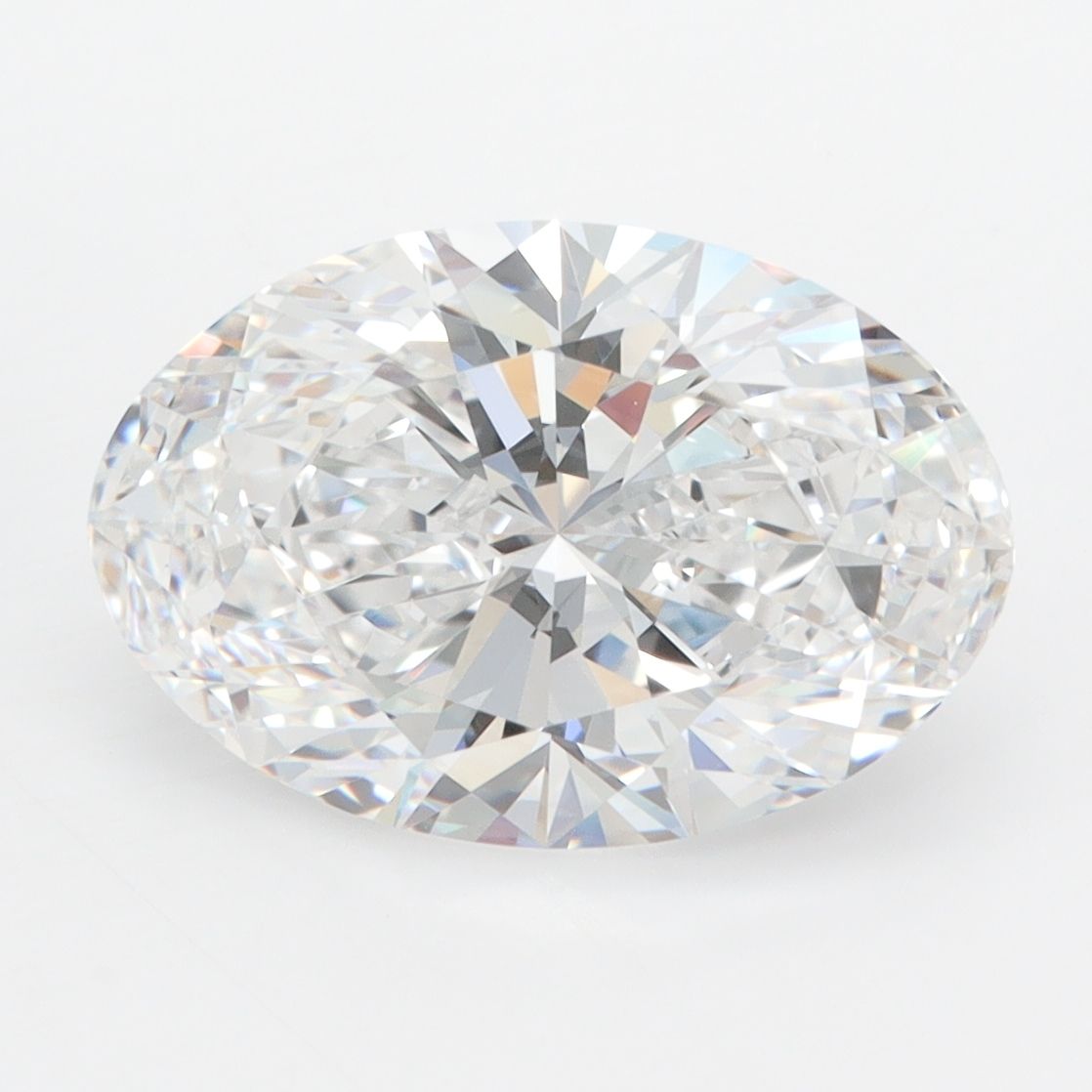 4.05 ct. oval Lab Grown Diamond front image