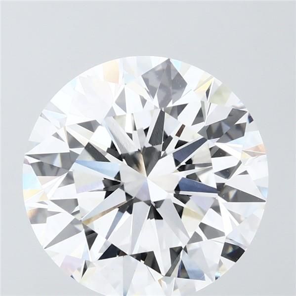 7.04 ct. round Lab Grown Diamond front image