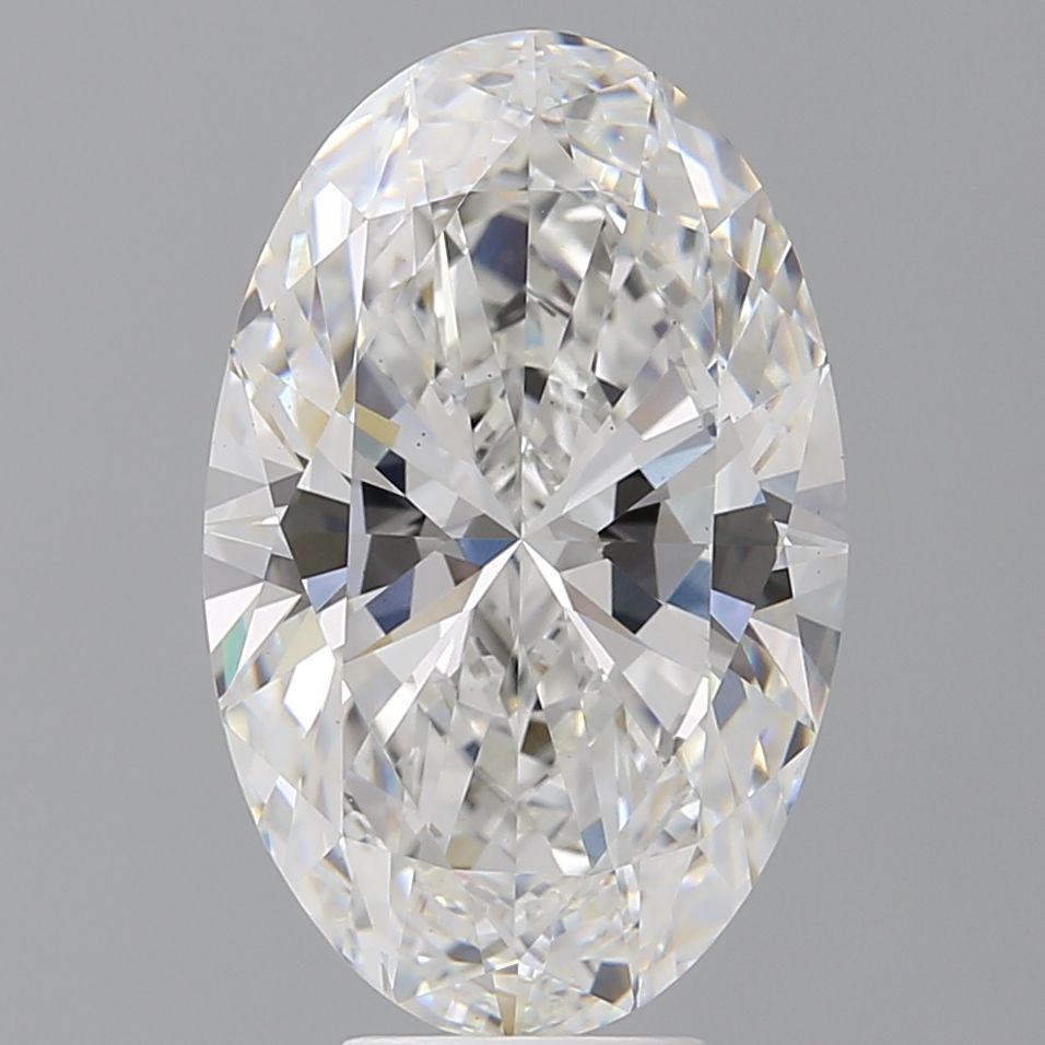 7.04 ct. oval Lab Grown Diamond front image