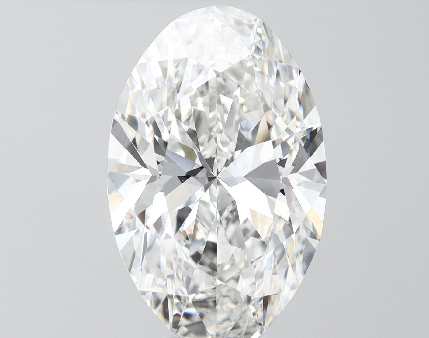 7.05 ct. oval Lab Grown Diamond front image