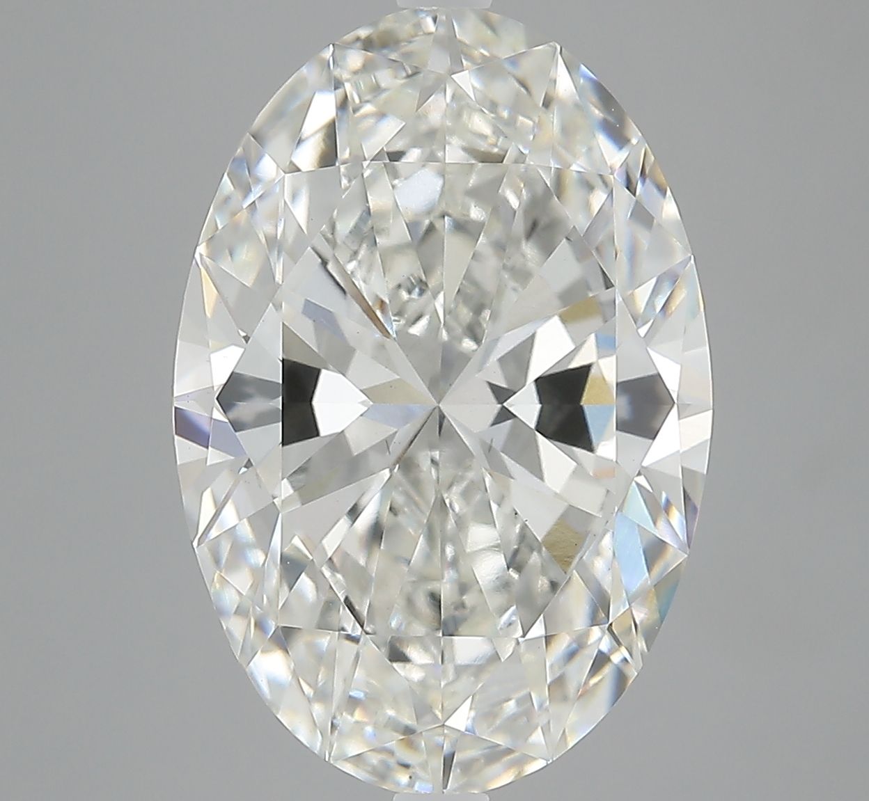 7.02 ct. oval Lab Grown Diamond front image
