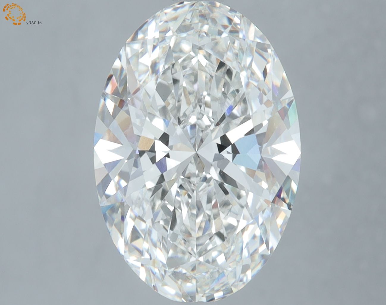 5.04 ct. oval Lab Grown Diamond front image