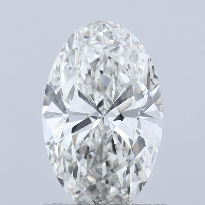 1 ct lab-grown Oval Diamond