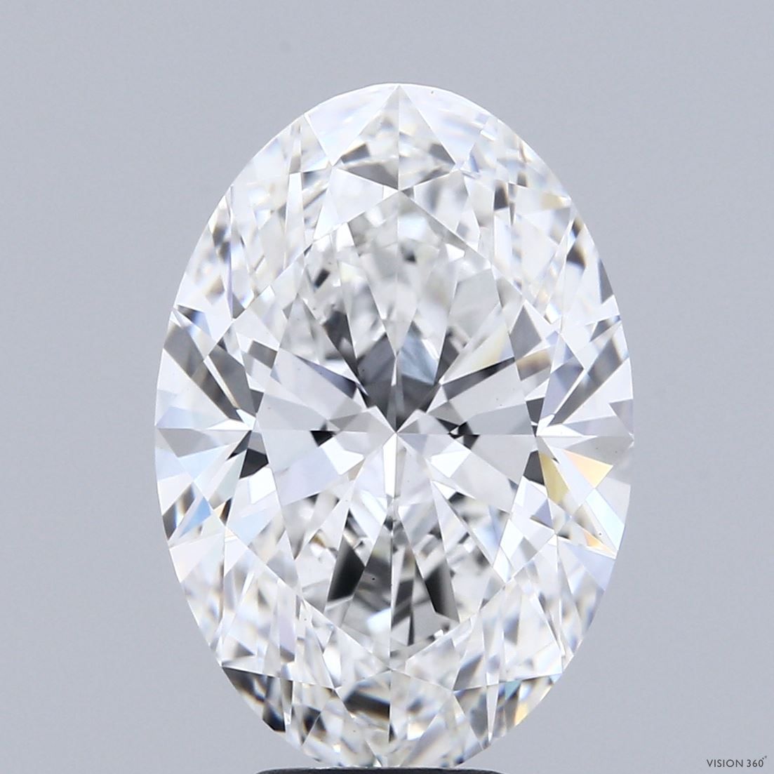 6.08 ct. oval Lab Grown Diamond front image