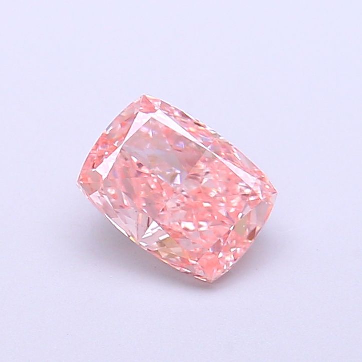 0.91 CT Fancy Intense Pink CUSHION MODIFIED
