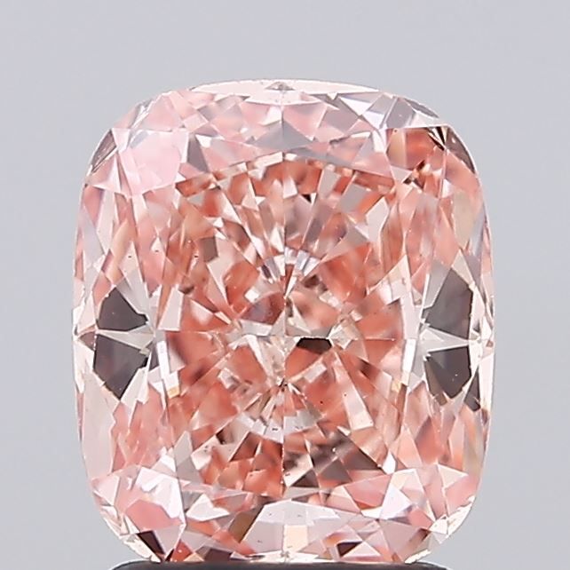 2.02 CT Fancy Intense Pink CUSHION MODIFIED