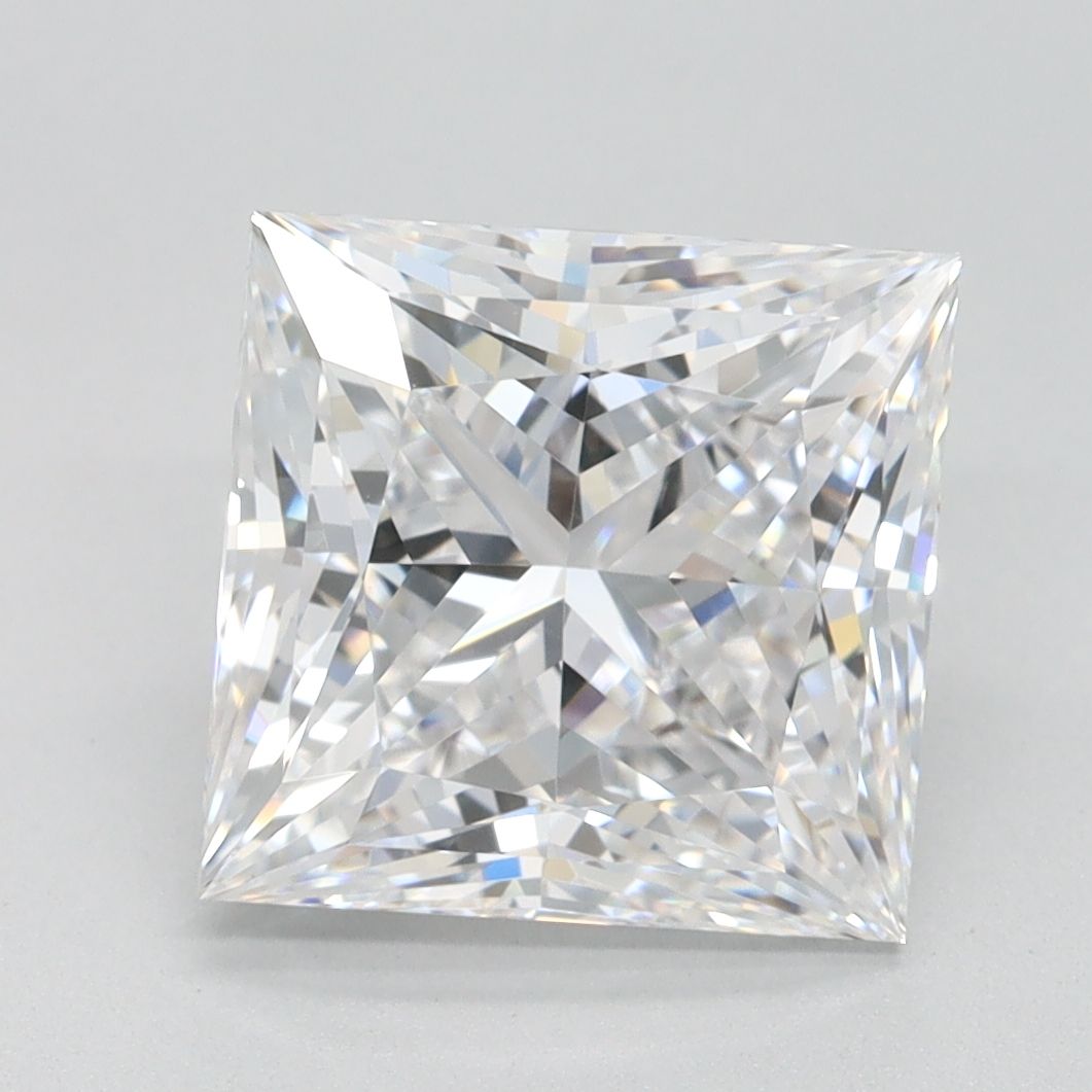 3.14 ct. princess Lab Grown Diamond front image