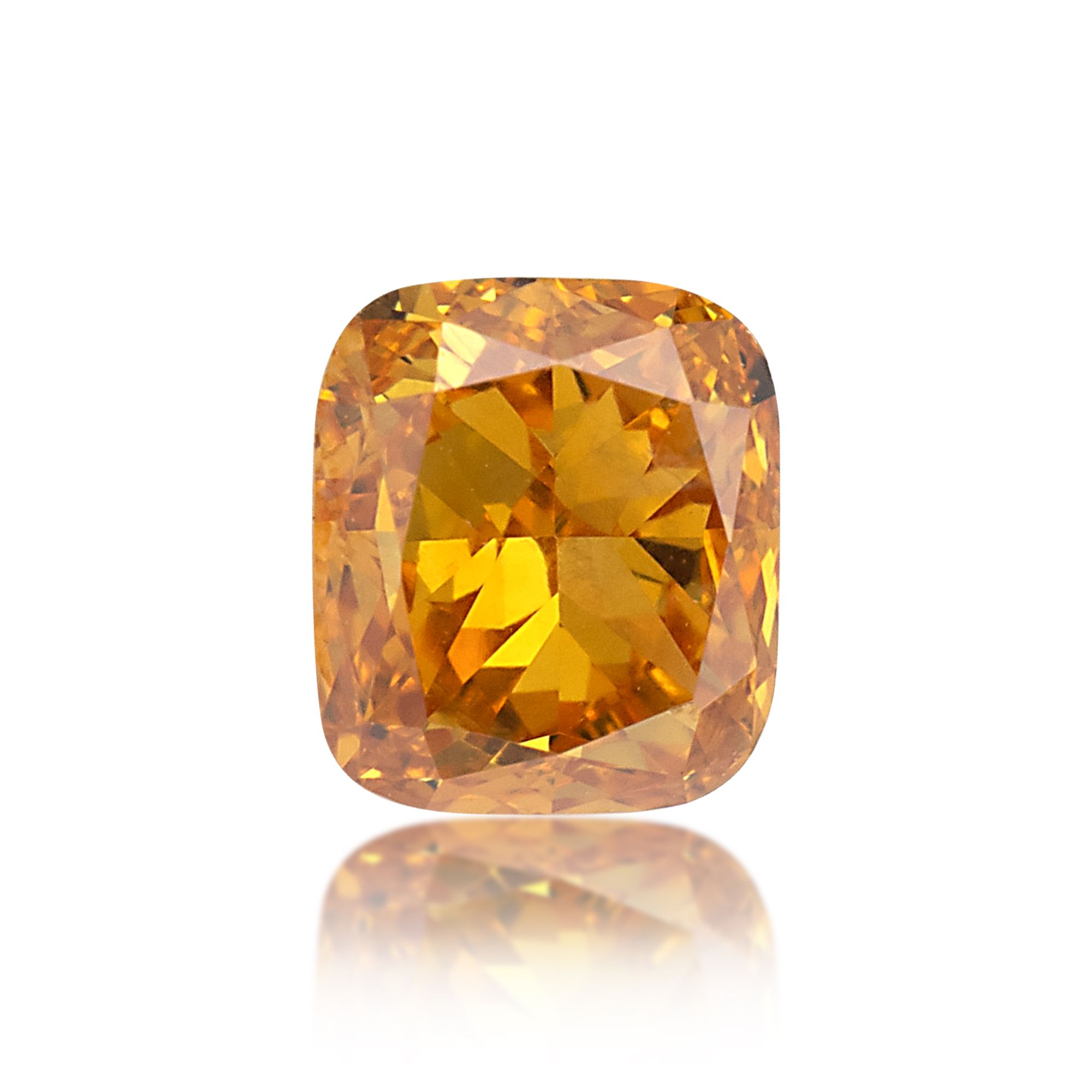 Diament 0.31 ct Fancy Deep Yellow Orange/VS2
