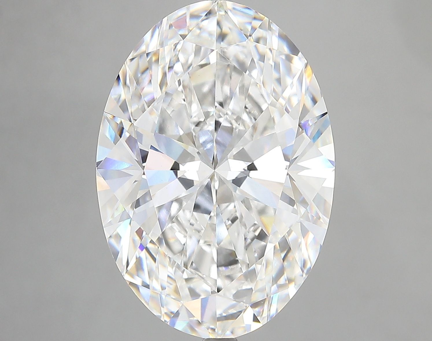 9.06 ct. oval Lab Grown Diamond front image