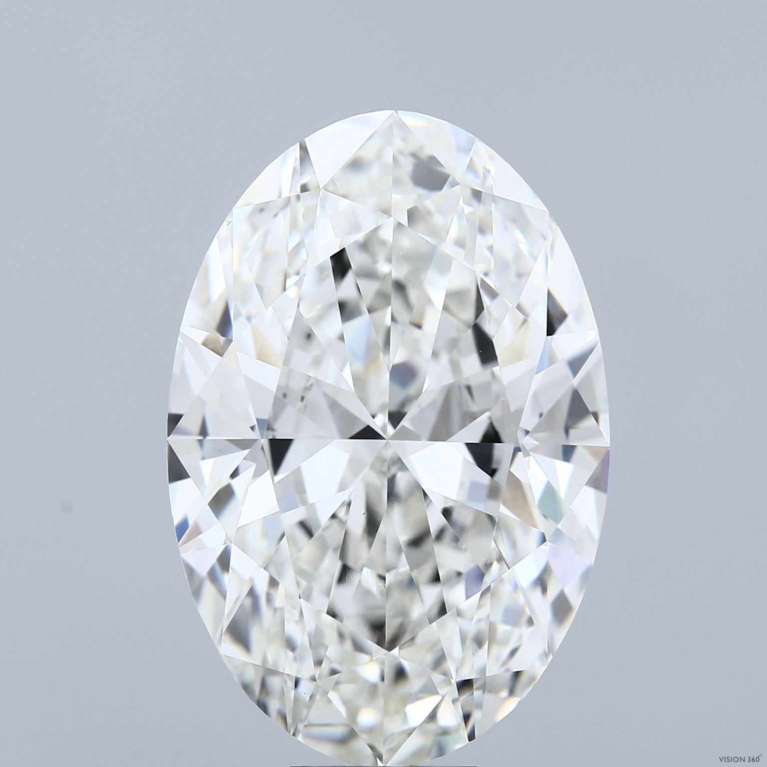 15.09 ct. oval Lab Grown Diamond front image