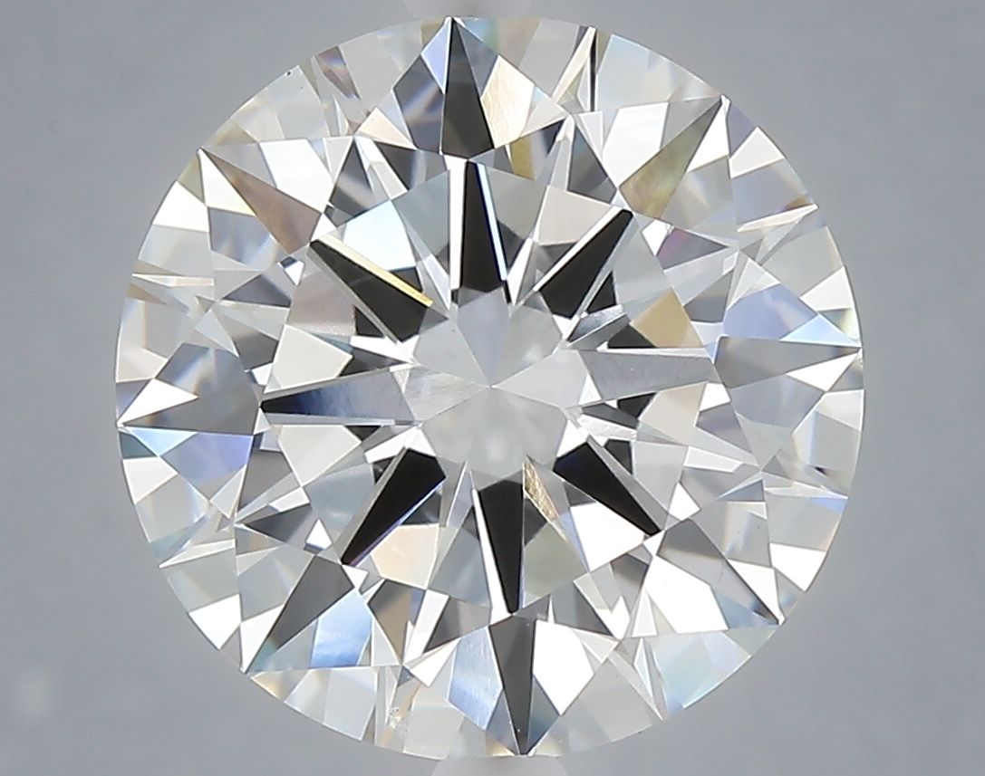 6.04 ct. round Lab Grown Diamond front image