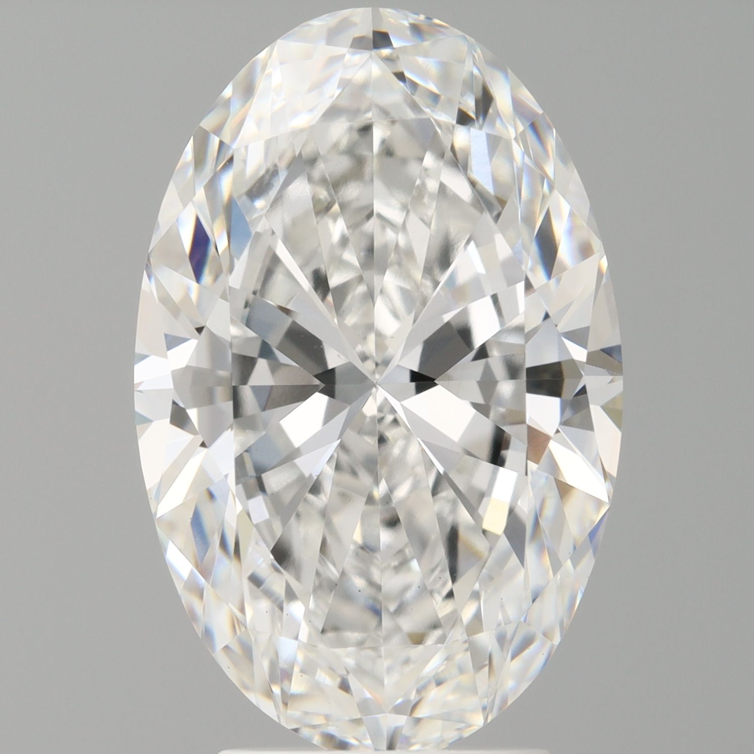 4.06 ct. oval Lab Grown Diamond front image