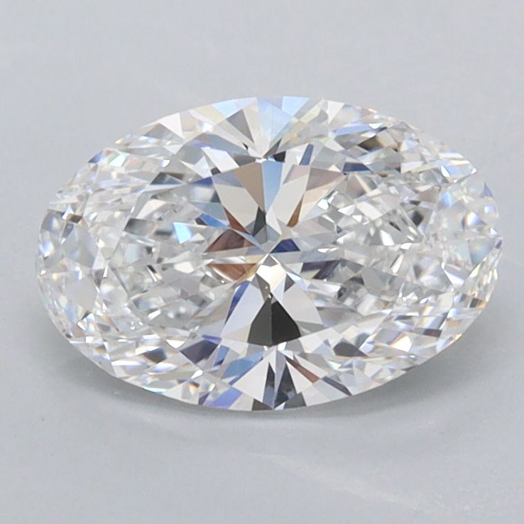 1.23 ct. oval Lab Grown Diamond front image