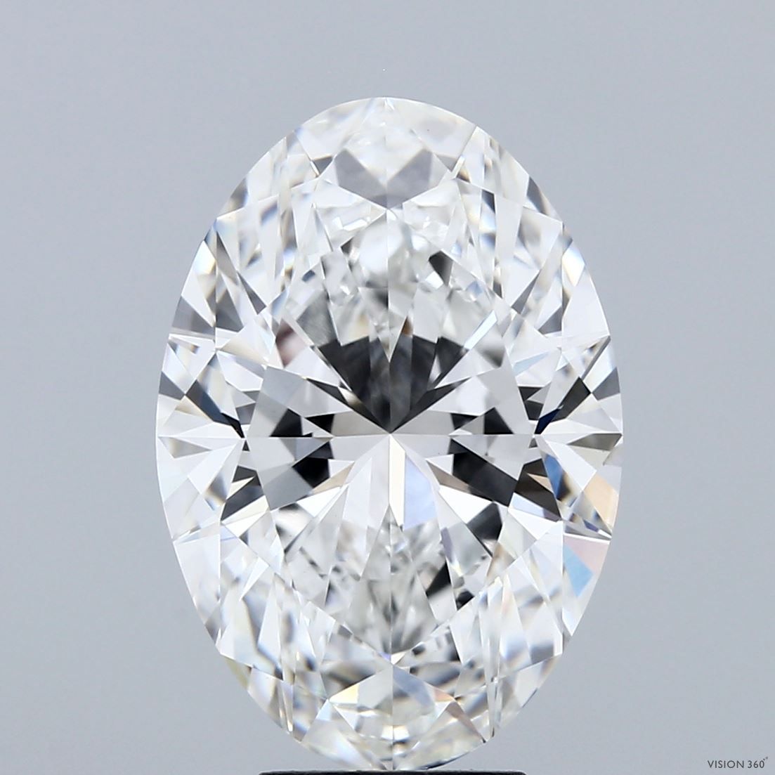 6.09 ct. oval Lab Grown Diamond front image