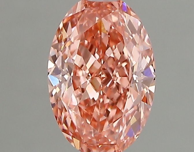 1.16 CT Fancy Vivid Pink OVAL