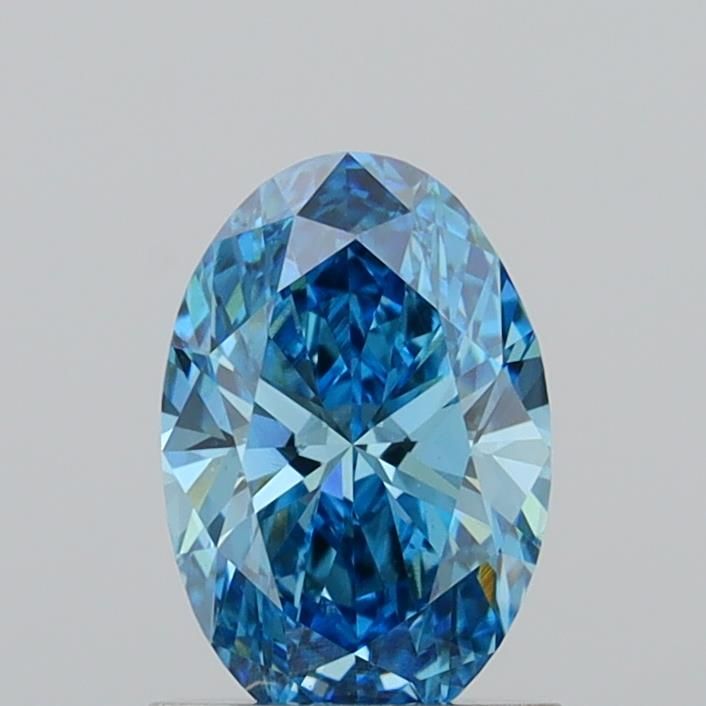 1.05 CT Fancy Vivid Blue OVAL