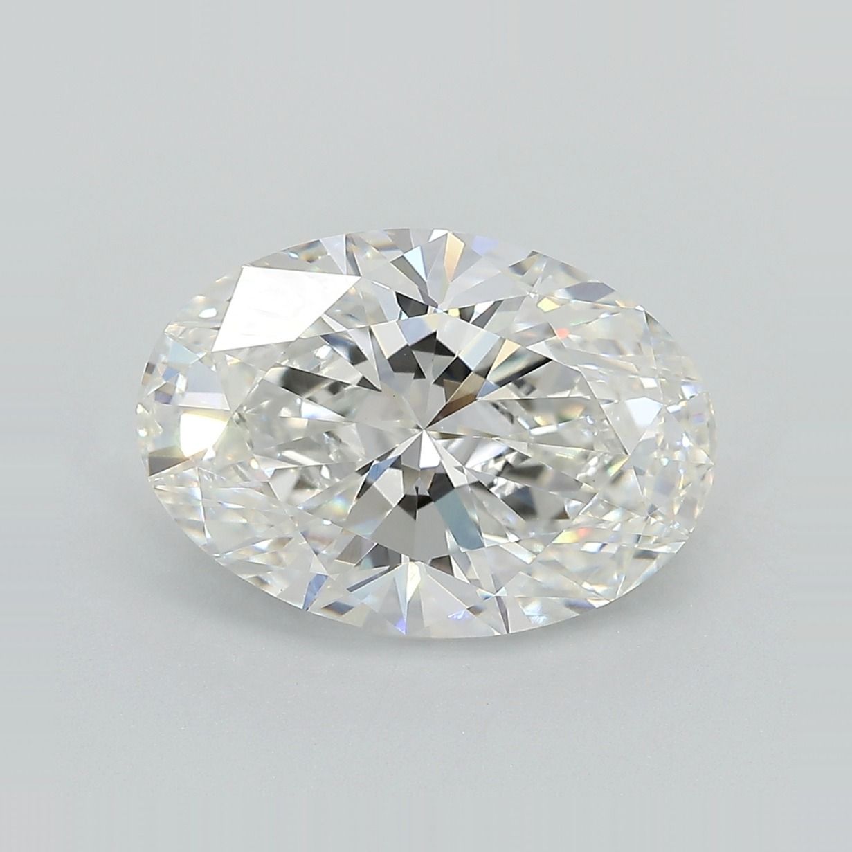 4.58 ct. oval Lab Grown Diamond front image