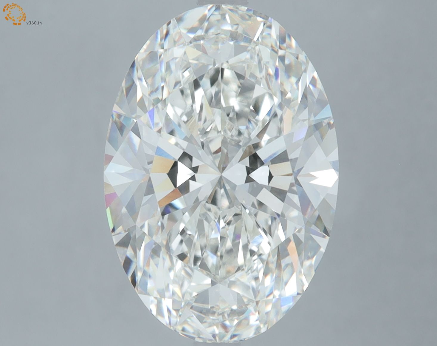 7.24 ct. oval Lab Grown Diamond front image