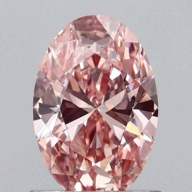 0.97 CT Fancy Intense Pink OVAL