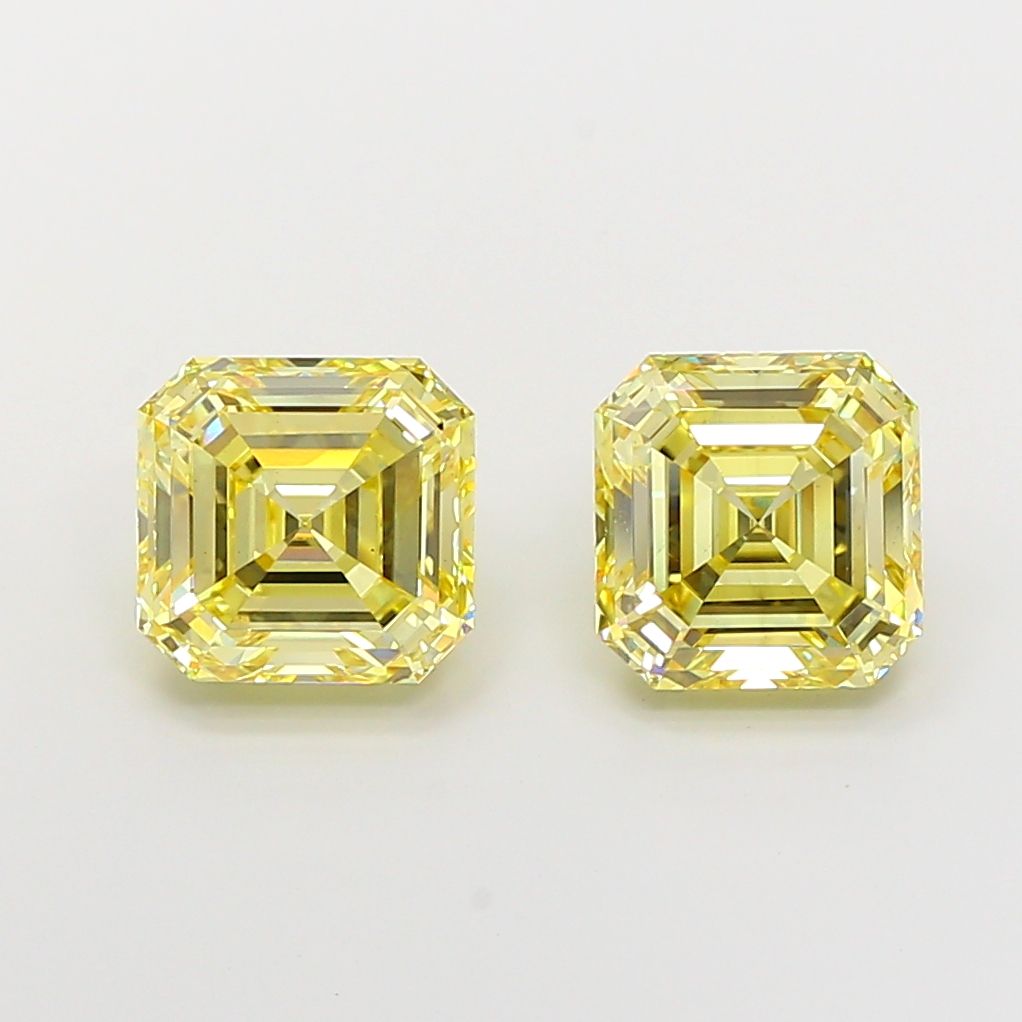 3.71 ct lab-grown Asscher Diamond