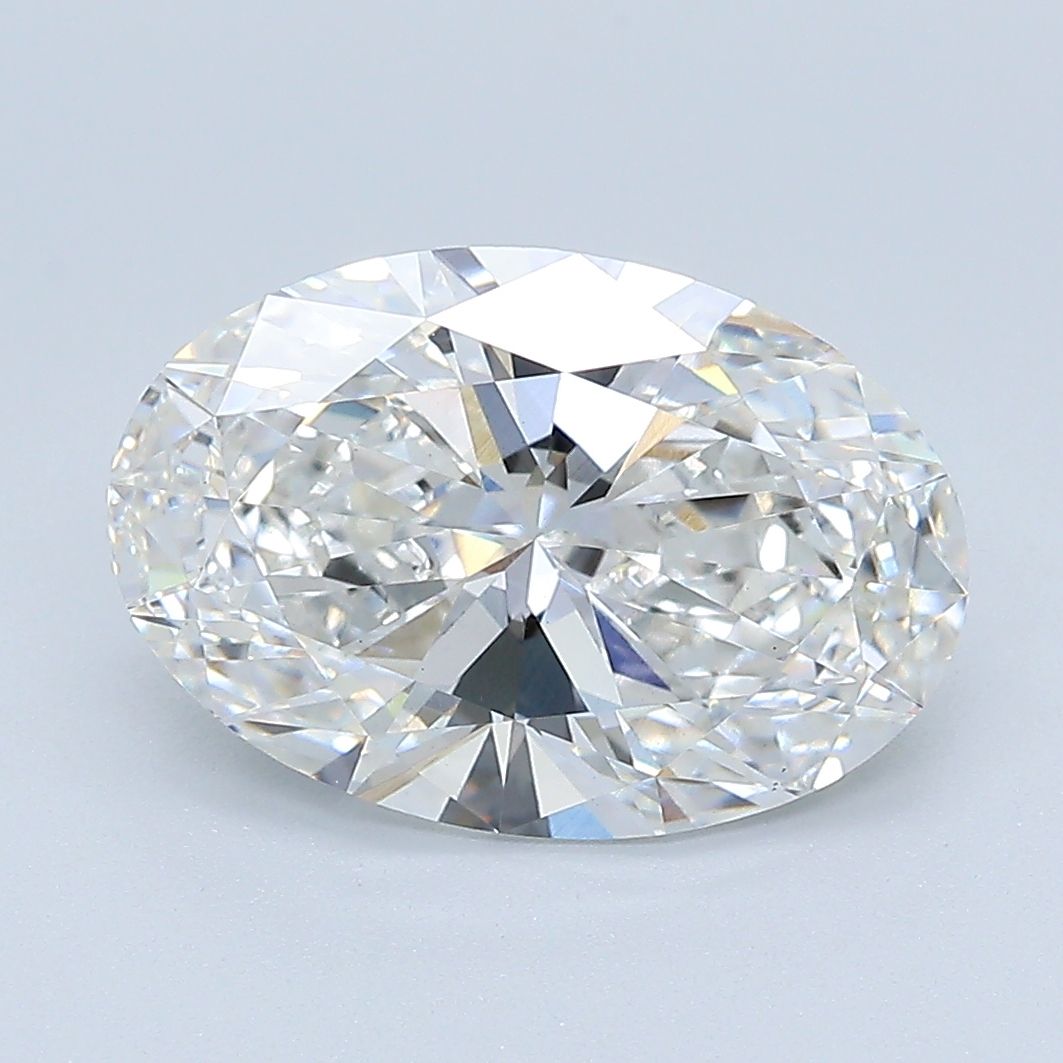 3.14 ct. oval Lab Grown Diamond front image