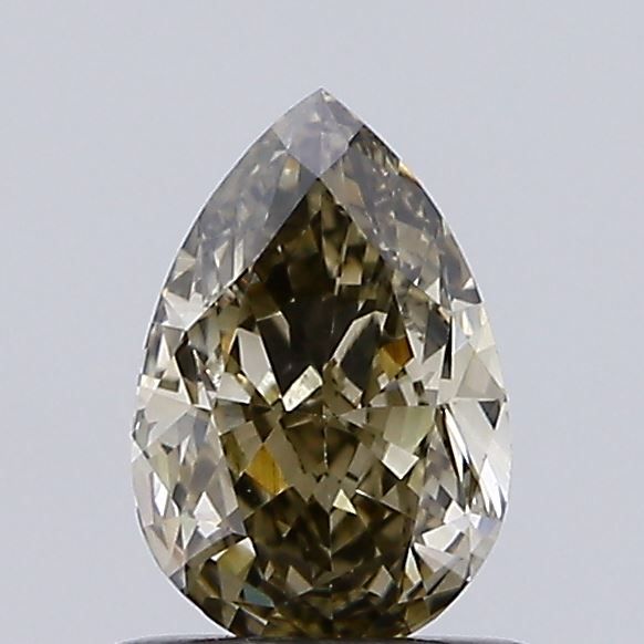 0.75 CT Fancy Light Grayish Brown PEAR