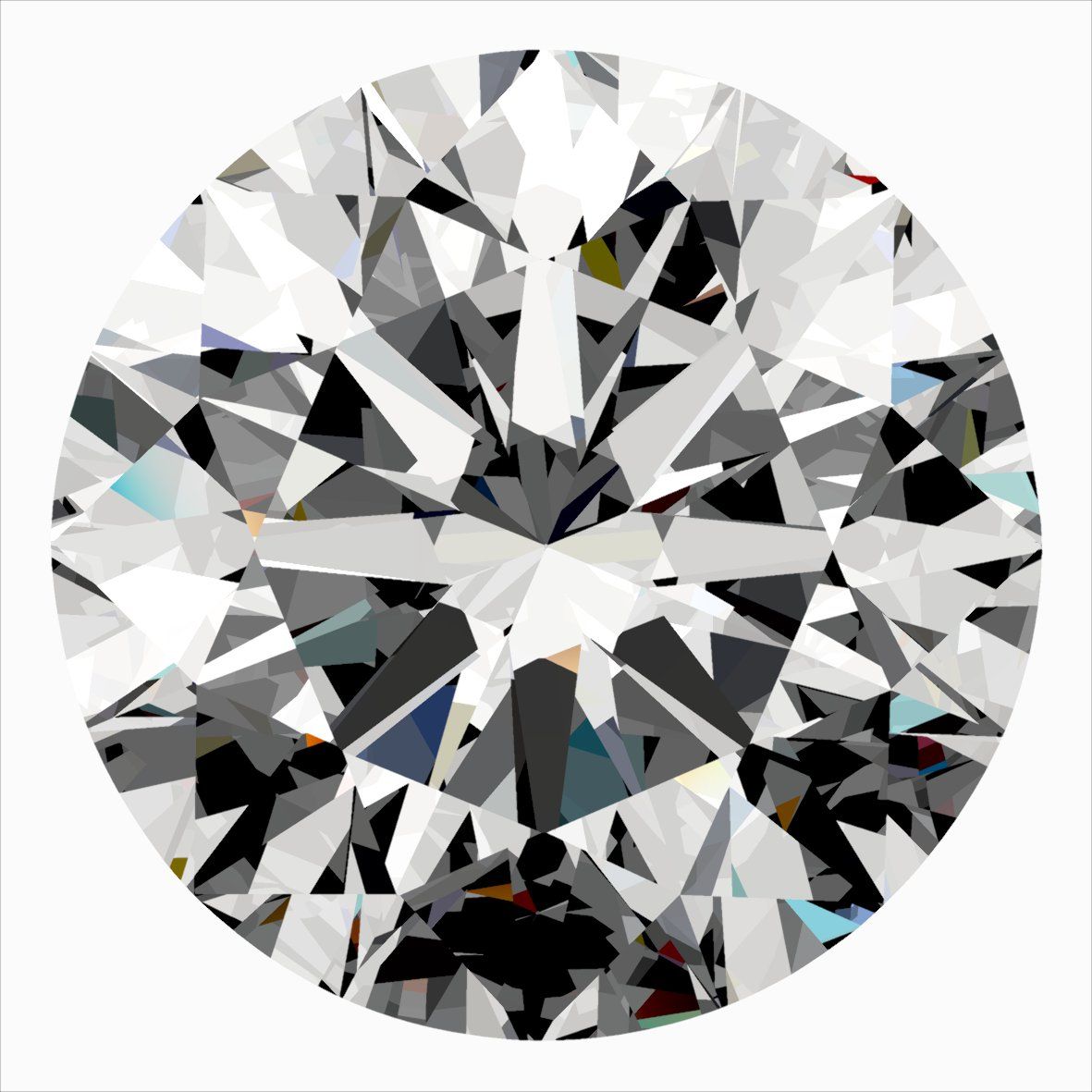 0.41 ct Round diamond
