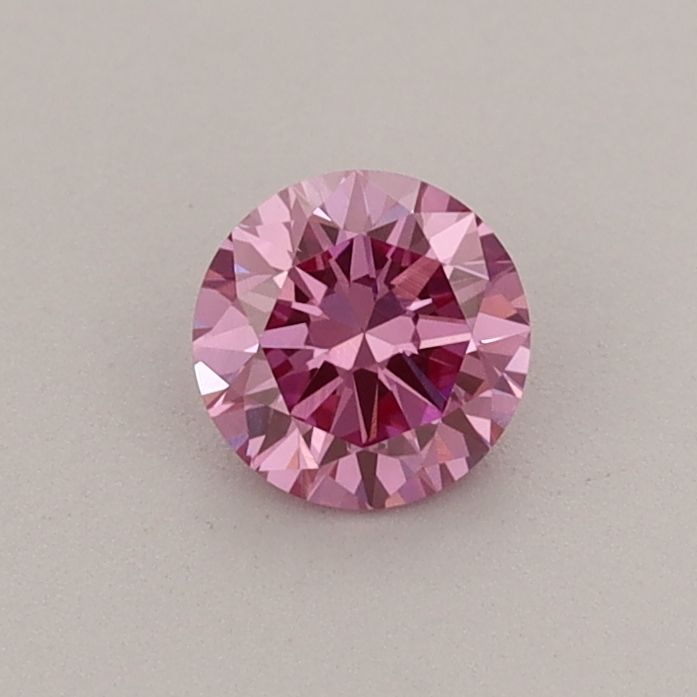 0.39 CT Fancy Vivid Pink ROUND