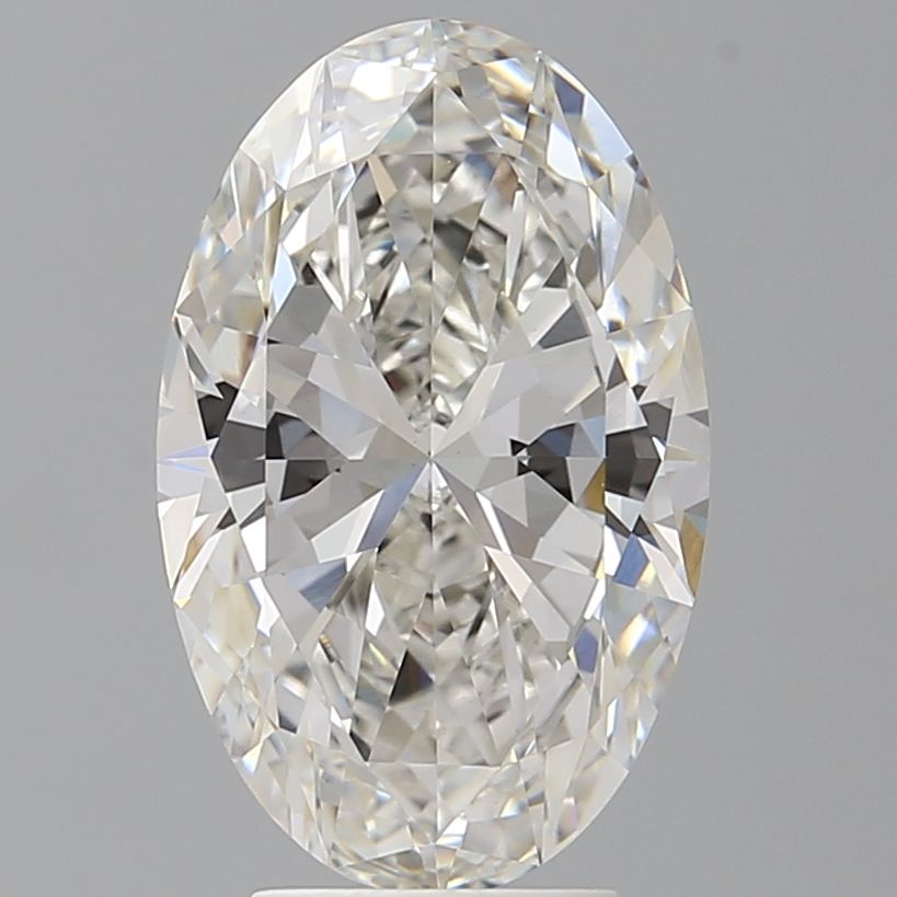 4.10 ct. oval Lab Grown Diamond front image