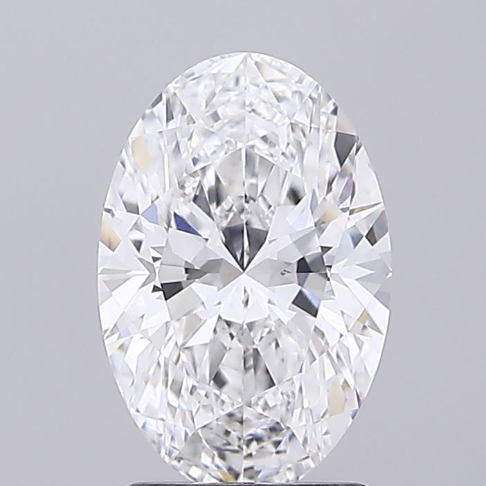 2.02 ct. oval Lab Grown Diamond front image