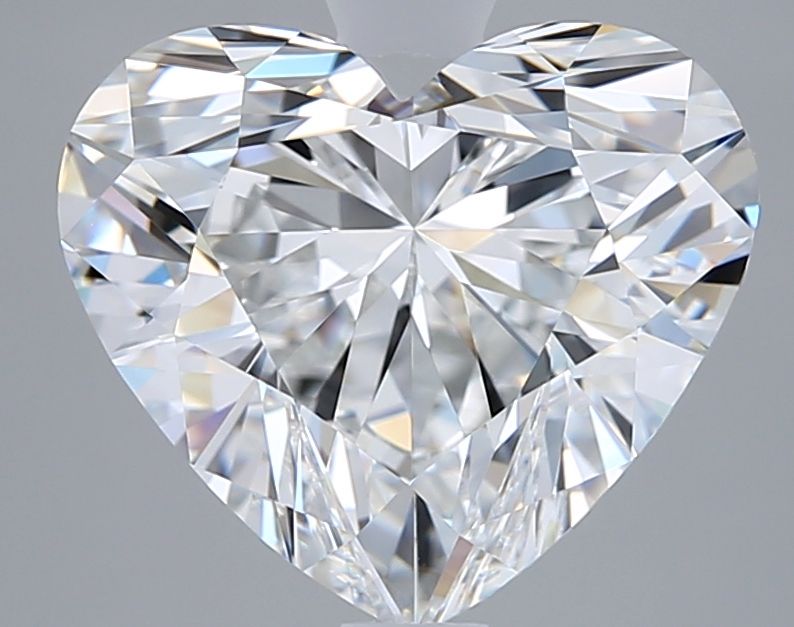 3.38 carat f IF EX Cut IGI heart diamond