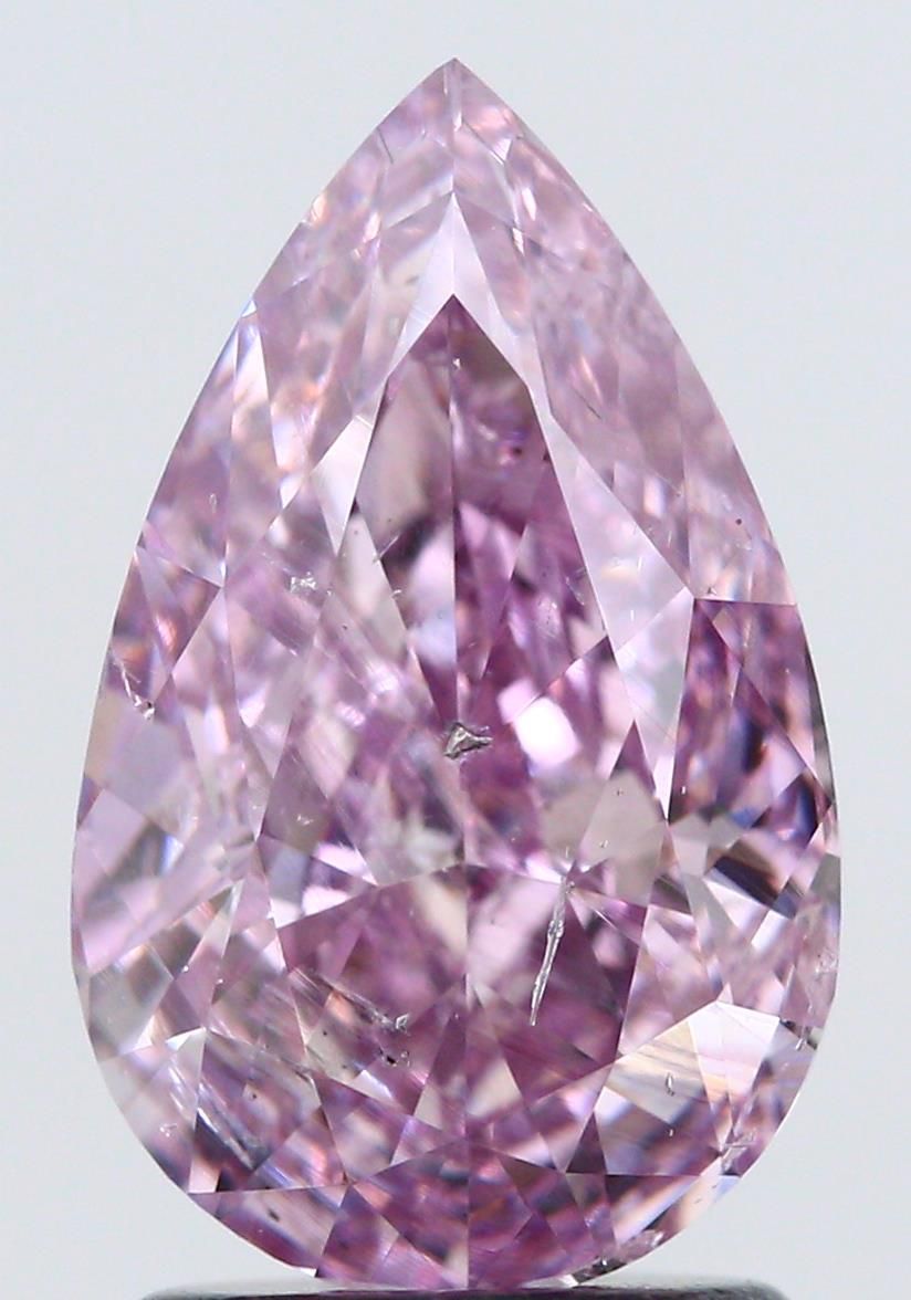 Diament 2.01 ct Fancy Pink Purple/SI2