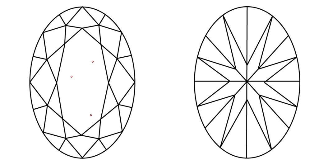 5.41 ct. oval Lab Grown Diamond front image