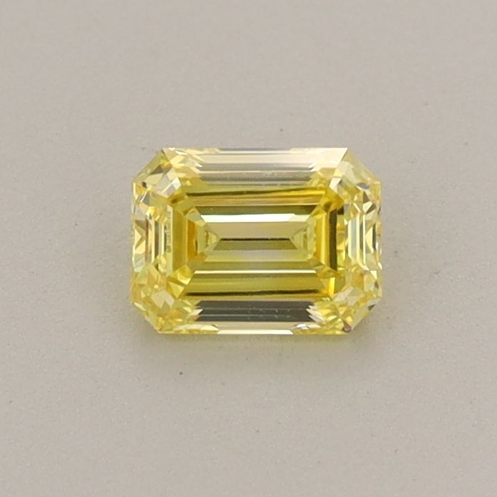 0.38 CT Fancy Intense Yellow EMERALD